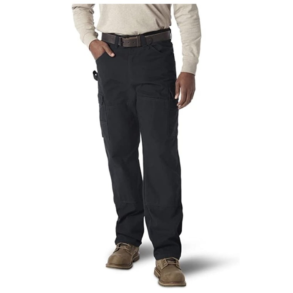 NWOT Wrangler Riggs Men's Workwear Ranger Pants Size 52x32 Black $80 II203